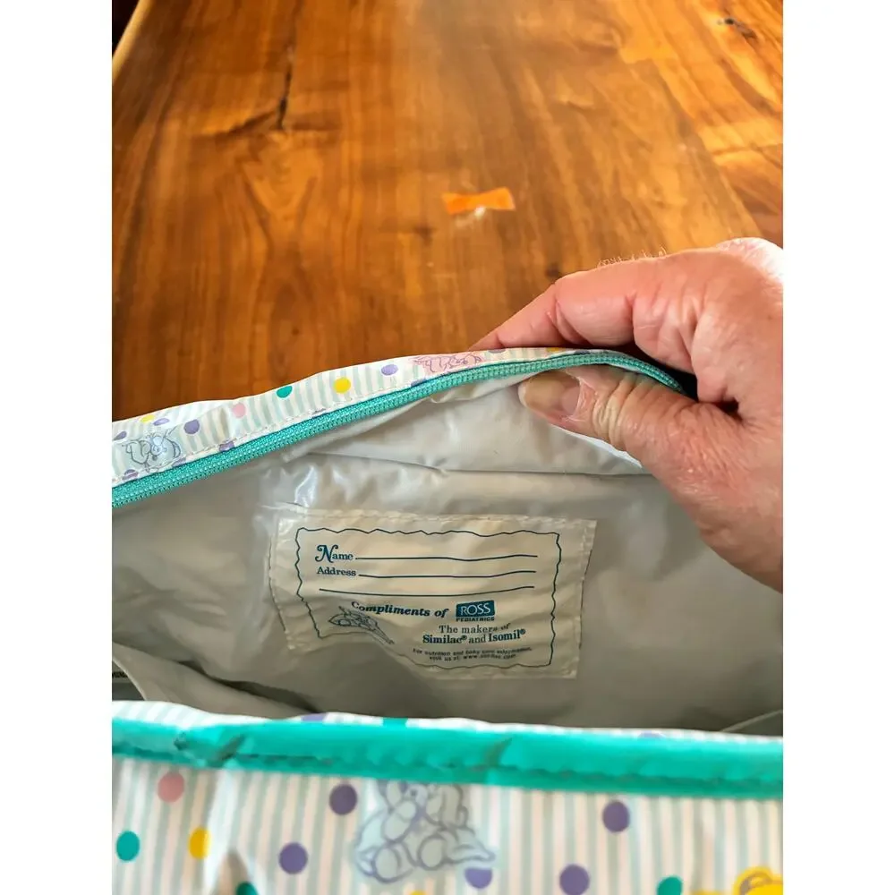 Ross Pediatrics Similac‎ Baby Diaper Bag 1990s Vintage Waterproof